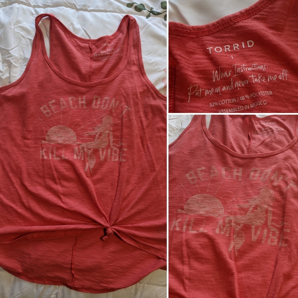 Torrid Beach Don't Kill My Vibe tank